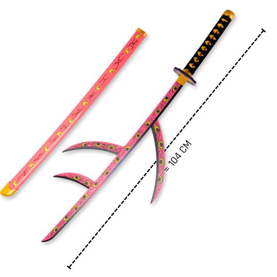 Kokushibo – Demon Slayer Nichirin – Wooden Katana Replica (104 cm)