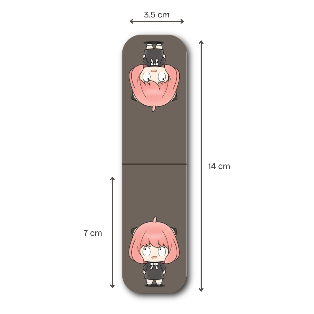 Spy x Family Magnetic Bookmarks – Set of 6 | Chibi Loid, Yor, Anya, Bond & More