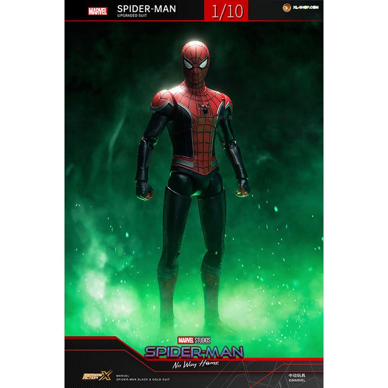 Spider-Man Upgraded Suit ZD Toys Action Figure – 1/10 Scale Marvel Collectible (No Way Home)