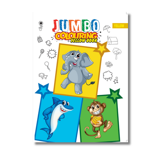Jumbo Colouring Book - Yellow