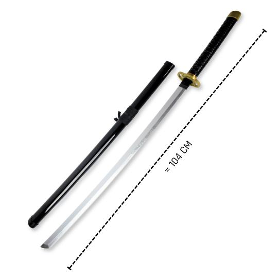 Ichigo Kurosaki – Bleach Bankai Zangetsu – Wooden Katana Replica (104 cm)