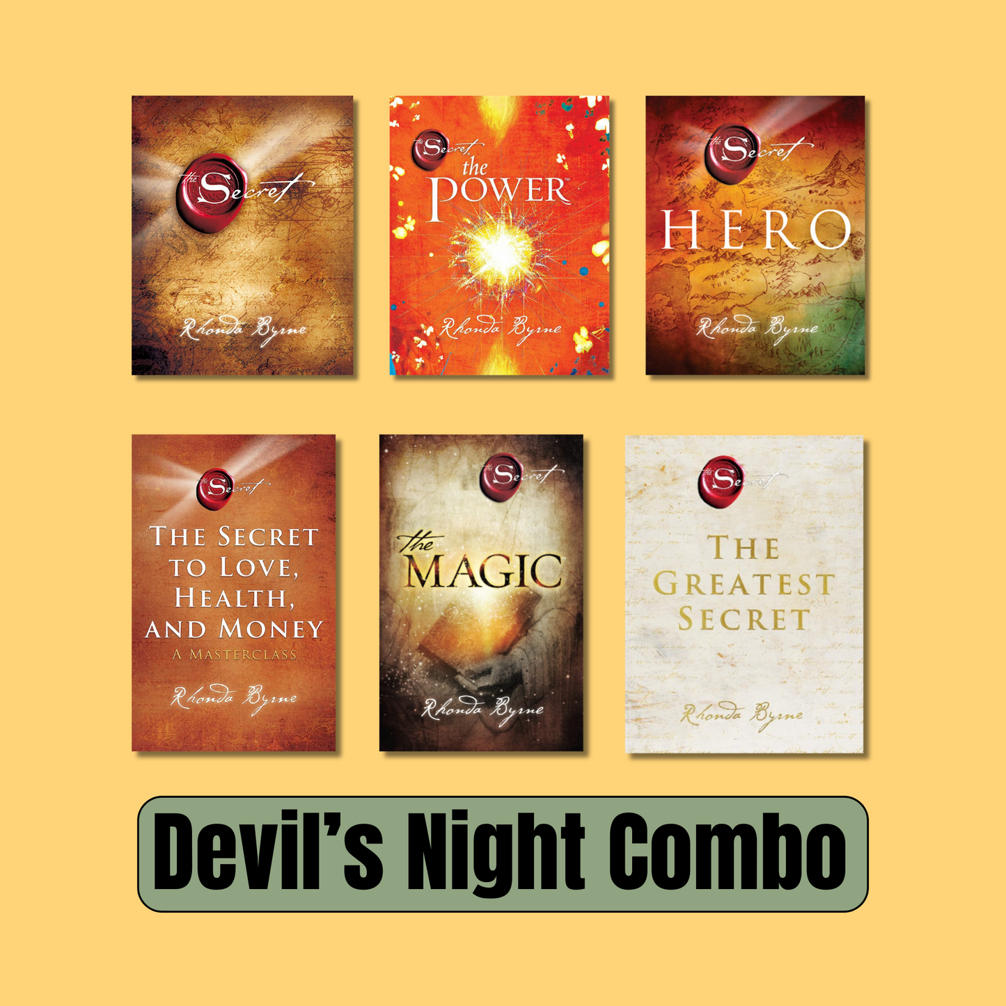 [Combo] Rhonda Byrne Combo: 6 Books (Paperback)