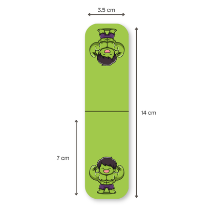 Marvel Avengers Magnetic Bookmarks – Set of 6 | Chibi Iron Man, Thor, Hulk, Thanos & More
