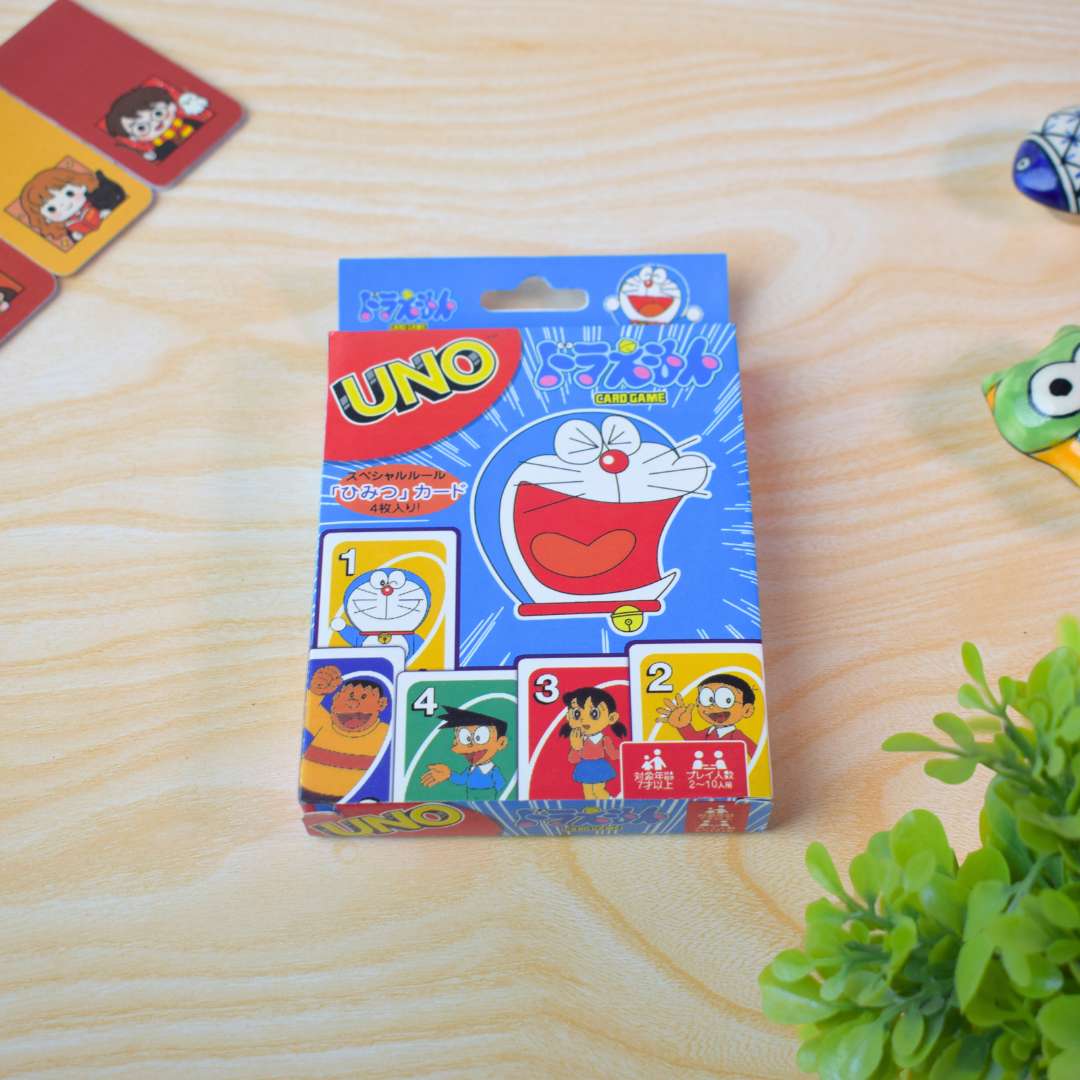 UNO Playing Cards – Themed Card Game Set (Pokemon, Doraemon, Hello Kitty, Harry Potter, UNO Flip & More)