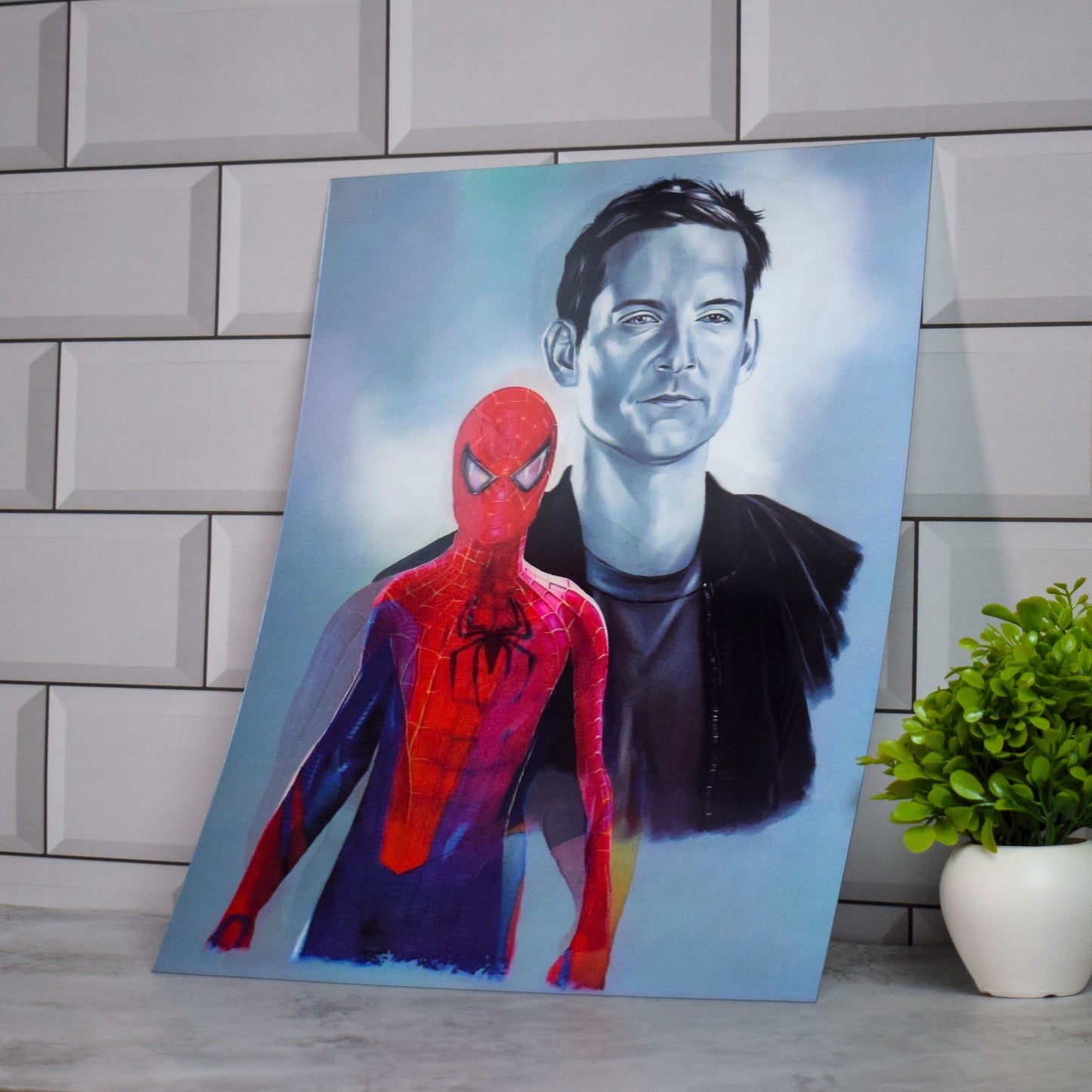 Spider-Man (Tom Holland, Tobey Maguire & Andrew Garfield) – 3D Lenticular A3 Poster