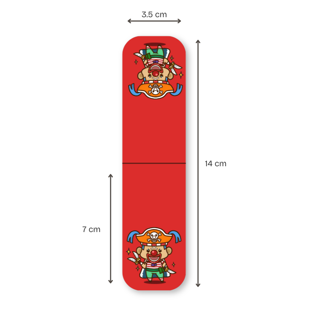 One Piece Magnetic Bookmarks – Set of 9 | Chibi Luffy, Zoro, Nami, Shanks & More