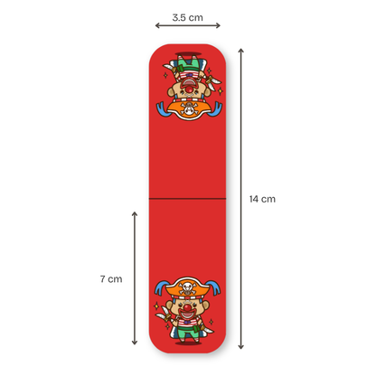 One Piece Magnetic Bookmarks – Set of 9 | Chibi Luffy, Zoro, Nami, Shanks & More