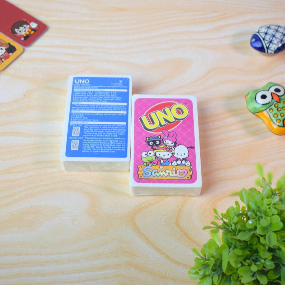 UNO Playing Cards – Themed Card Game Set (Pokemon, Doraemon, Hello Kitty, Harry Potter, UNO Flip & More)