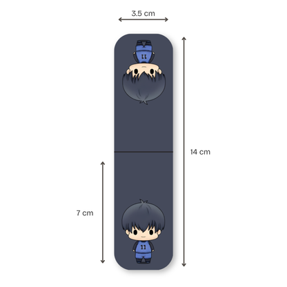 Blue Lock Magnetic Bookmarks (Set of 6) – Chibi Anime Bookmark Set | Gyaanstore Exclusive