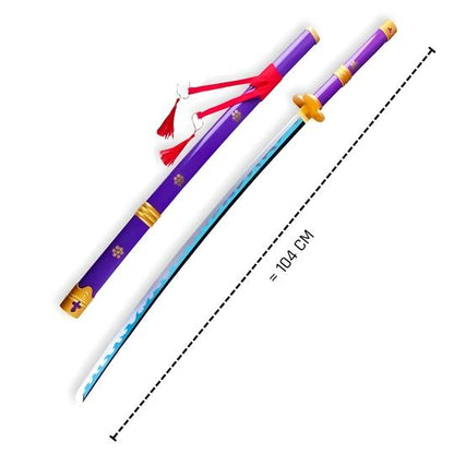 Roronoa Zoro Enma Purple Wooden Katana