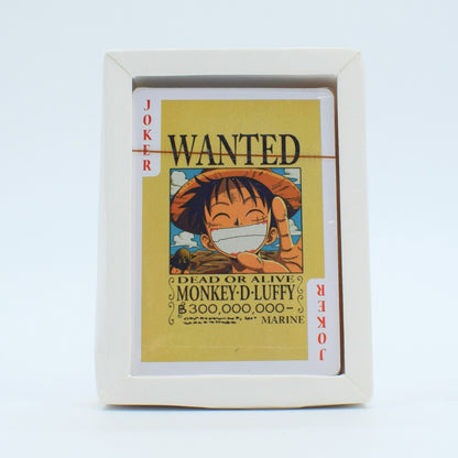 Monkey D. Luffy Wanted Playing Cards – One Piece Anime Deck