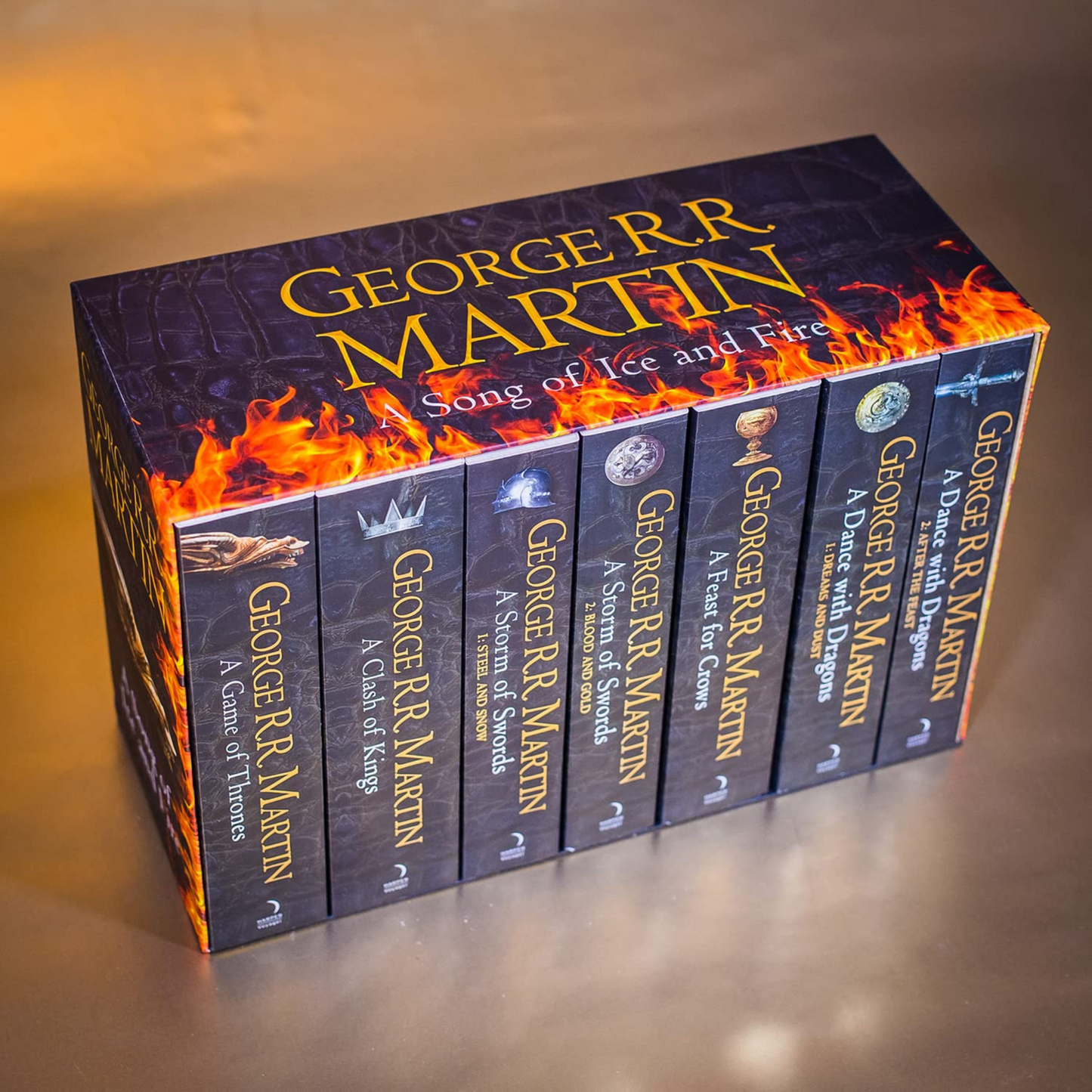 Song of Ice and Fire (Box Set of 7 Volumes) by George R R Martin (Paperback)