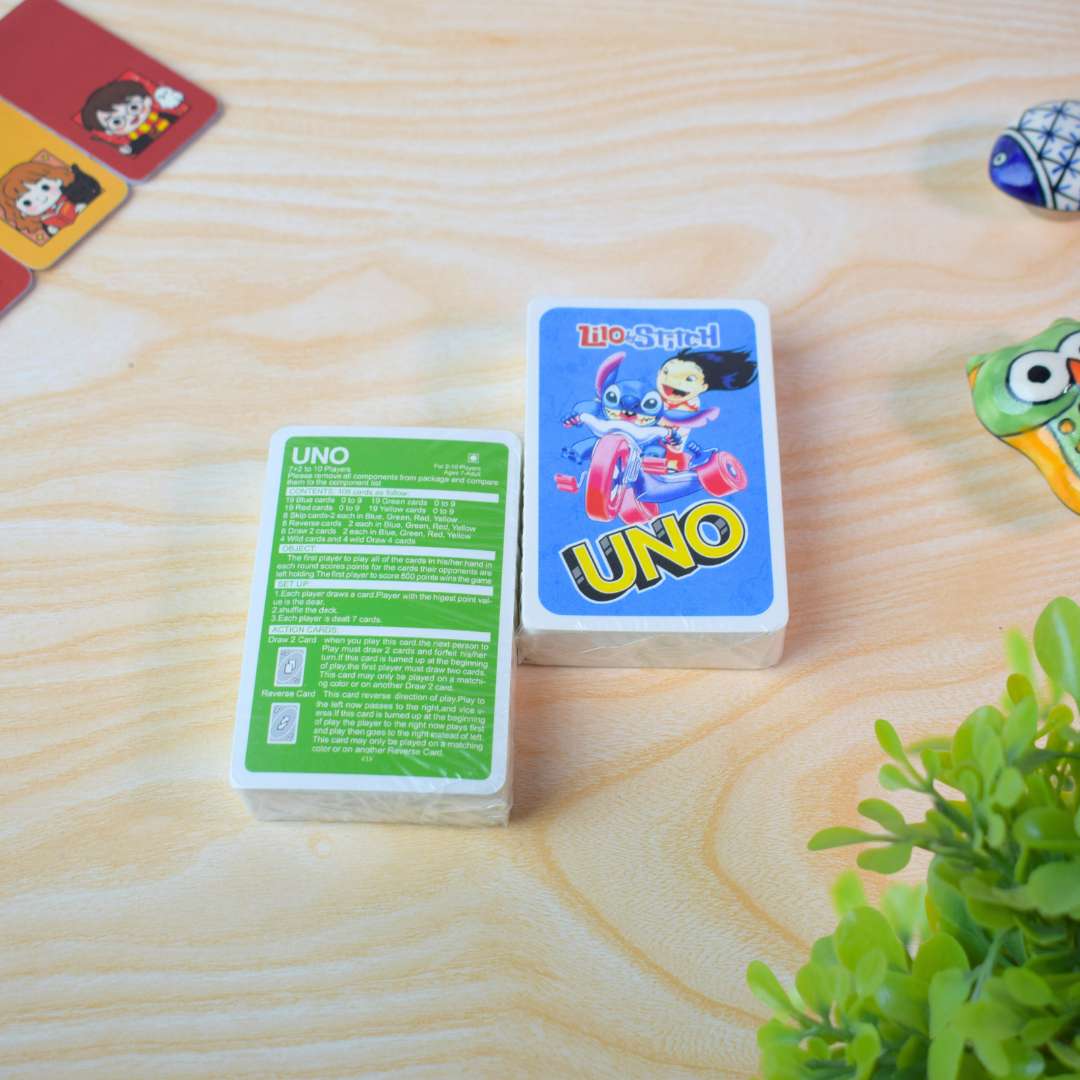 UNO Playing Cards – Themed Card Game Set (Pokemon, Doraemon, Hello Kitty, Harry Potter, UNO Flip & More)