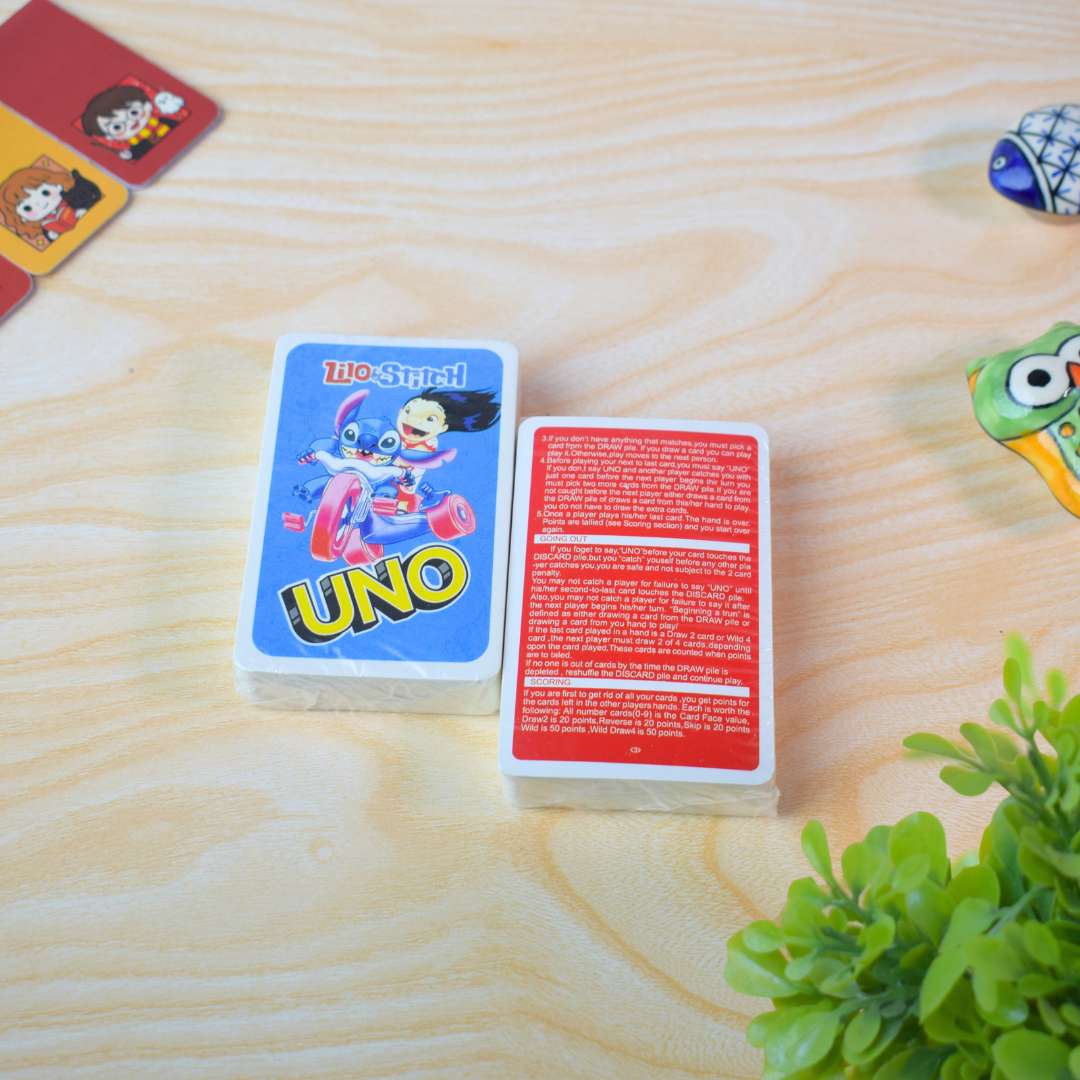 UNO Playing Cards – Themed Card Game Set (Pokemon, Doraemon, Hello Kitty, Harry Potter, UNO Flip & More)