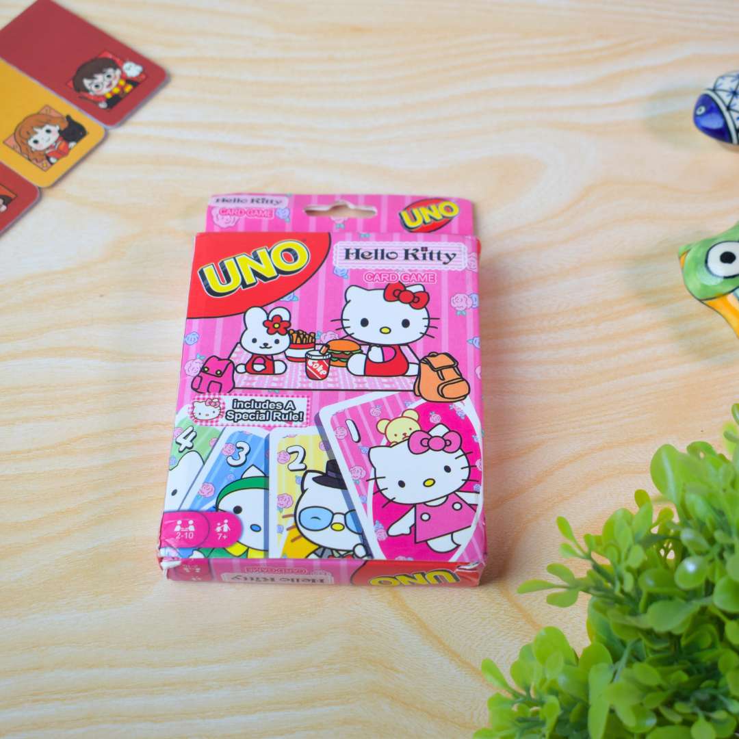 UNO Playing Cards – Themed Card Game Set (Pokemon, Doraemon, Hello Kitty, Harry Potter, UNO Flip & More)