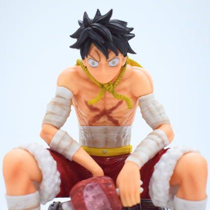 Monkey D. Luffy Barrel Sitting Figure – 18.5 cm Anime Collectible