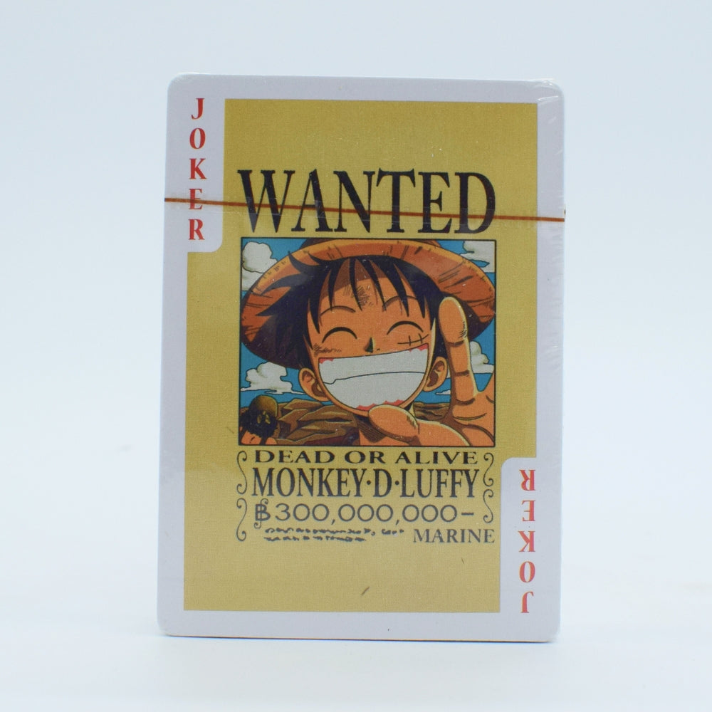 Monkey D. Luffy Wanted Playing Cards – One Piece Anime Deck