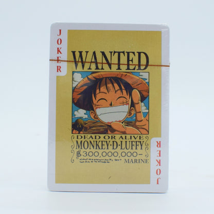 Monkey D. Luffy Wanted Playing Cards – One Piece Anime Deck