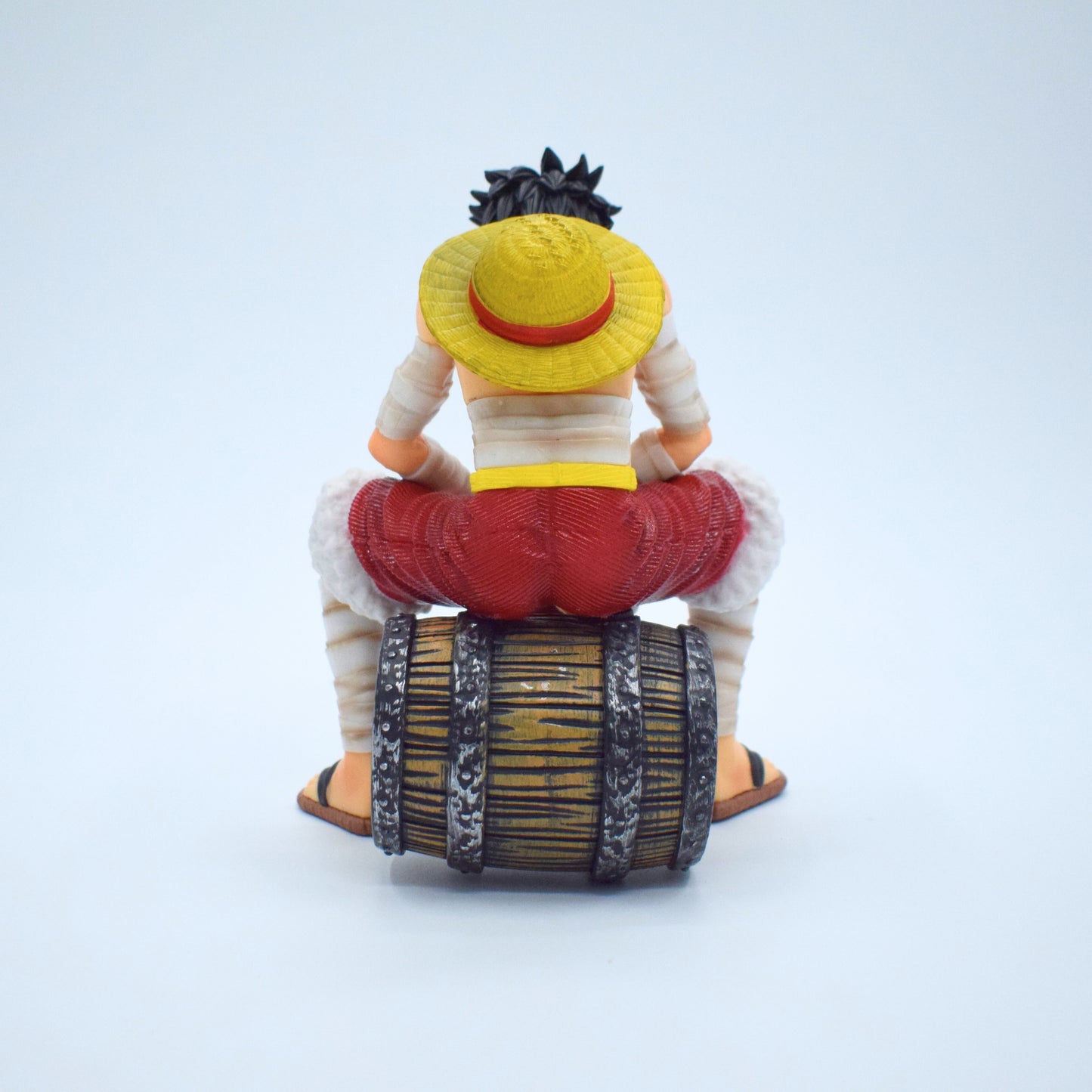 Monkey D. Luffy Barrel Sitting Figure – 18.5 cm Anime Collectible