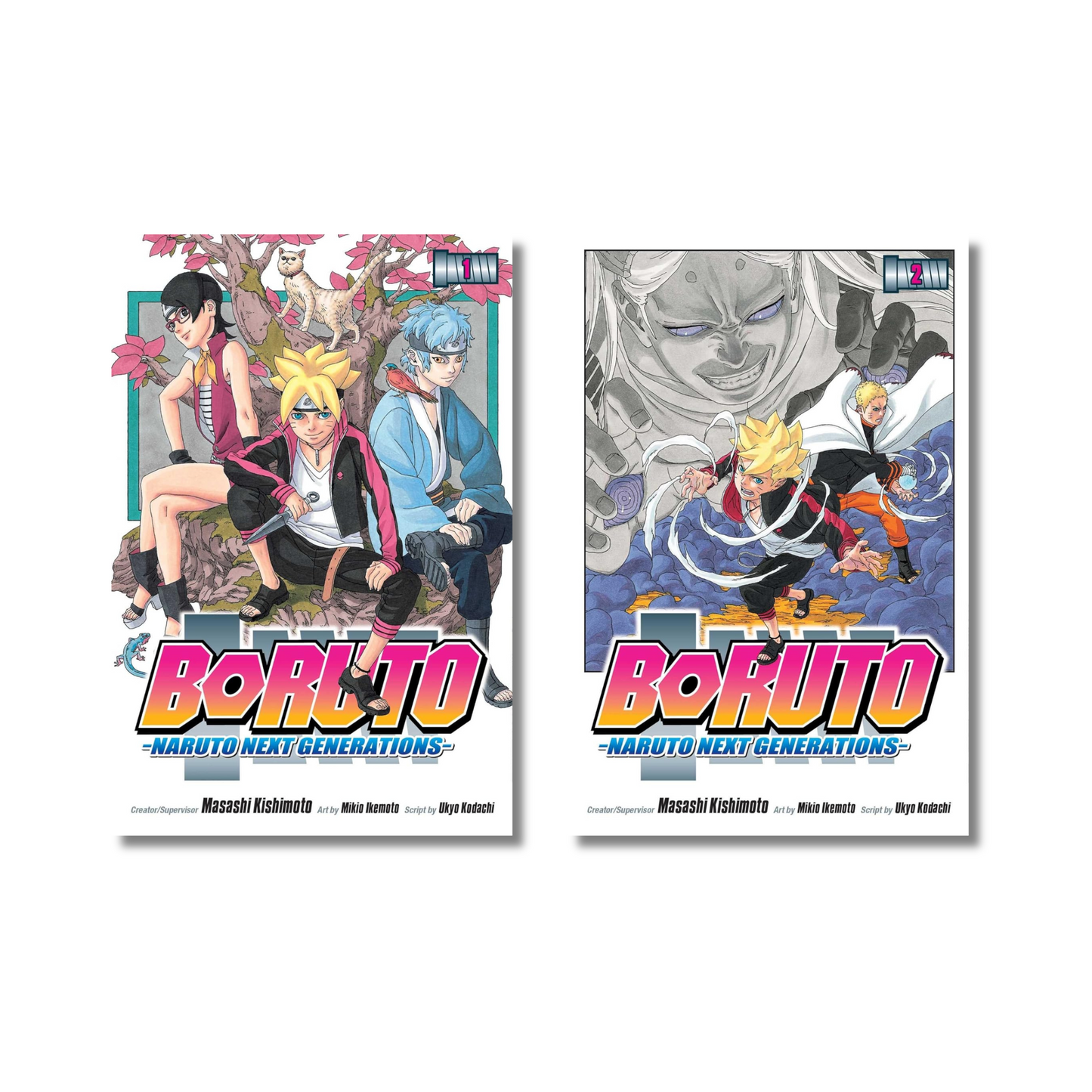 [Combo] Boruto Vol (1 & 2) by Masashi Kishimoto (Paperback)