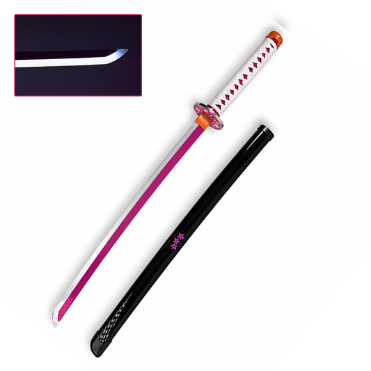 Kanao Tsuyuri – Demon Slayer Pink Nichirin – LED Katana Replica (104 cm)