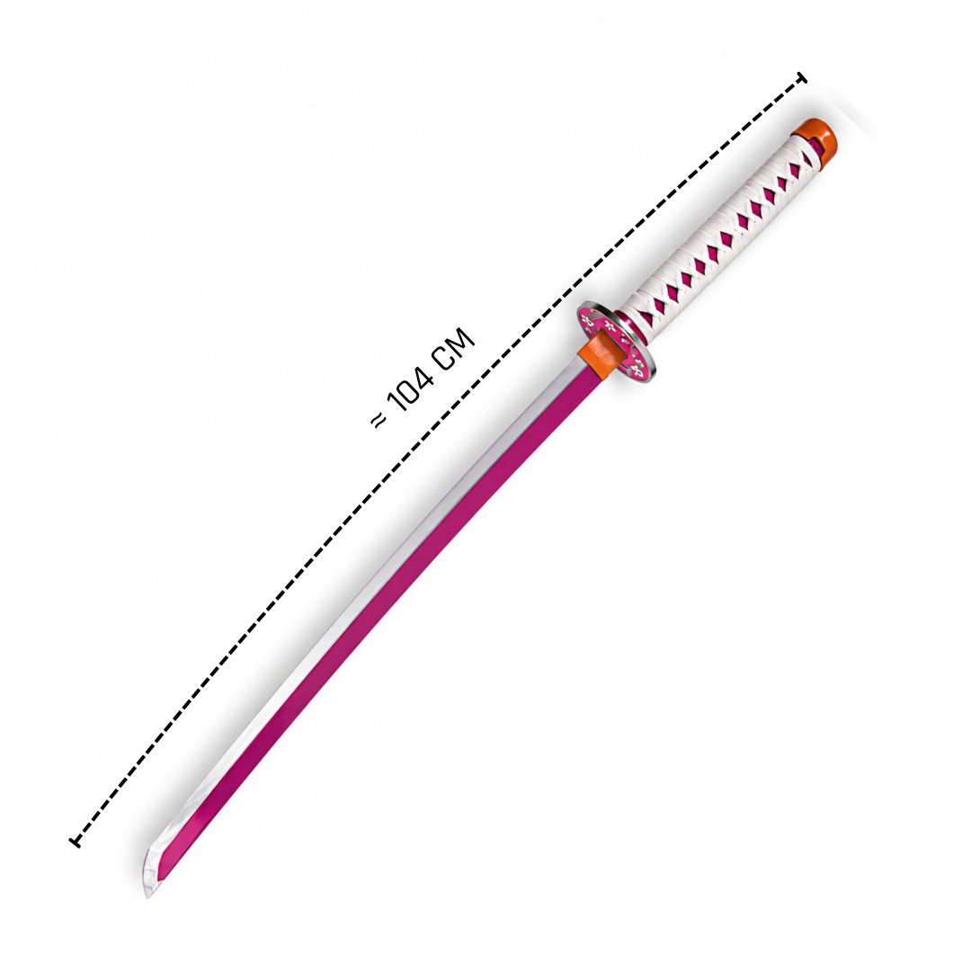 Kanao Tsuyuri – Demon Slayer Pink Nichirin – LED Katana Replica (104 cm)