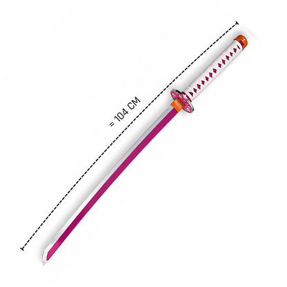 Kanao Tsuyuri – Demon Slayer Pink Nichirin – LED Katana Replica (104 cm)