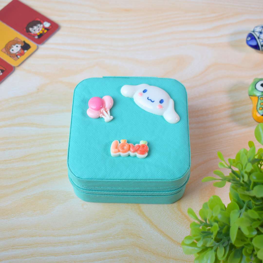 Travel Jewelry Organizer Case – Mini Portable Jewelry Storage Box for Rings, Earrings & Accessories