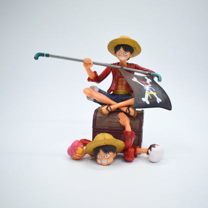 Monkey D. Luffy – Premium Anime Figure with Replaceable Parts (20cm)