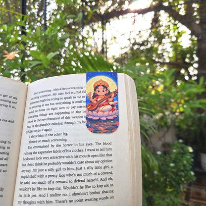 Trimurti & Tridevi Magnetic Bookmarks – Set of 6 | Vishnu, Brahma, Ram, Saraswati, Kali & Lakshmi