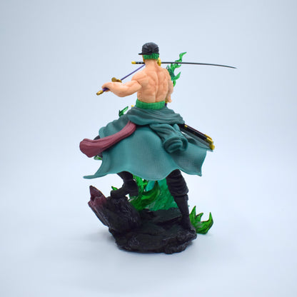 One Piece Zoro Swordman 3 Head Action Figure 31 cm Height