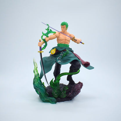 One Piece Zoro Swordman 3 Head Action Figure 31 cm Height