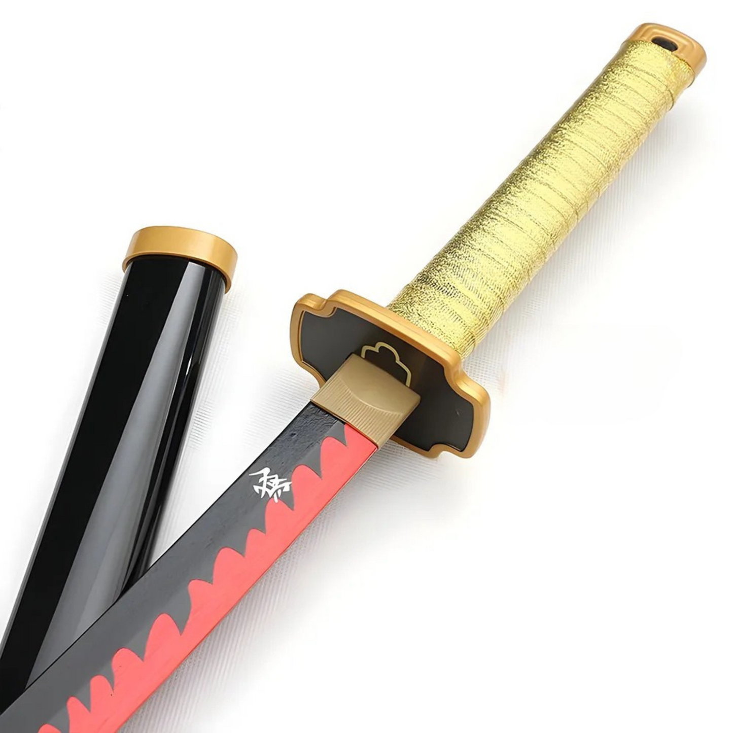 Wooden cosplay katana of Yoriichi Tsugikuni from Kimetsu no Yaiba