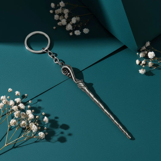 Voldemort Wand Metal Keychain – Harry Potter Collectible Keyring