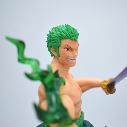 One Piece Zoro Swordman 3 Head Action Figure 31 cm Height