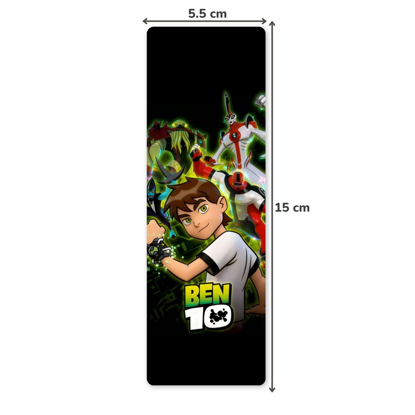 Childhood Cartoons Bookmarks – Set of 10 | Double-Sided with Reflection Journal Back