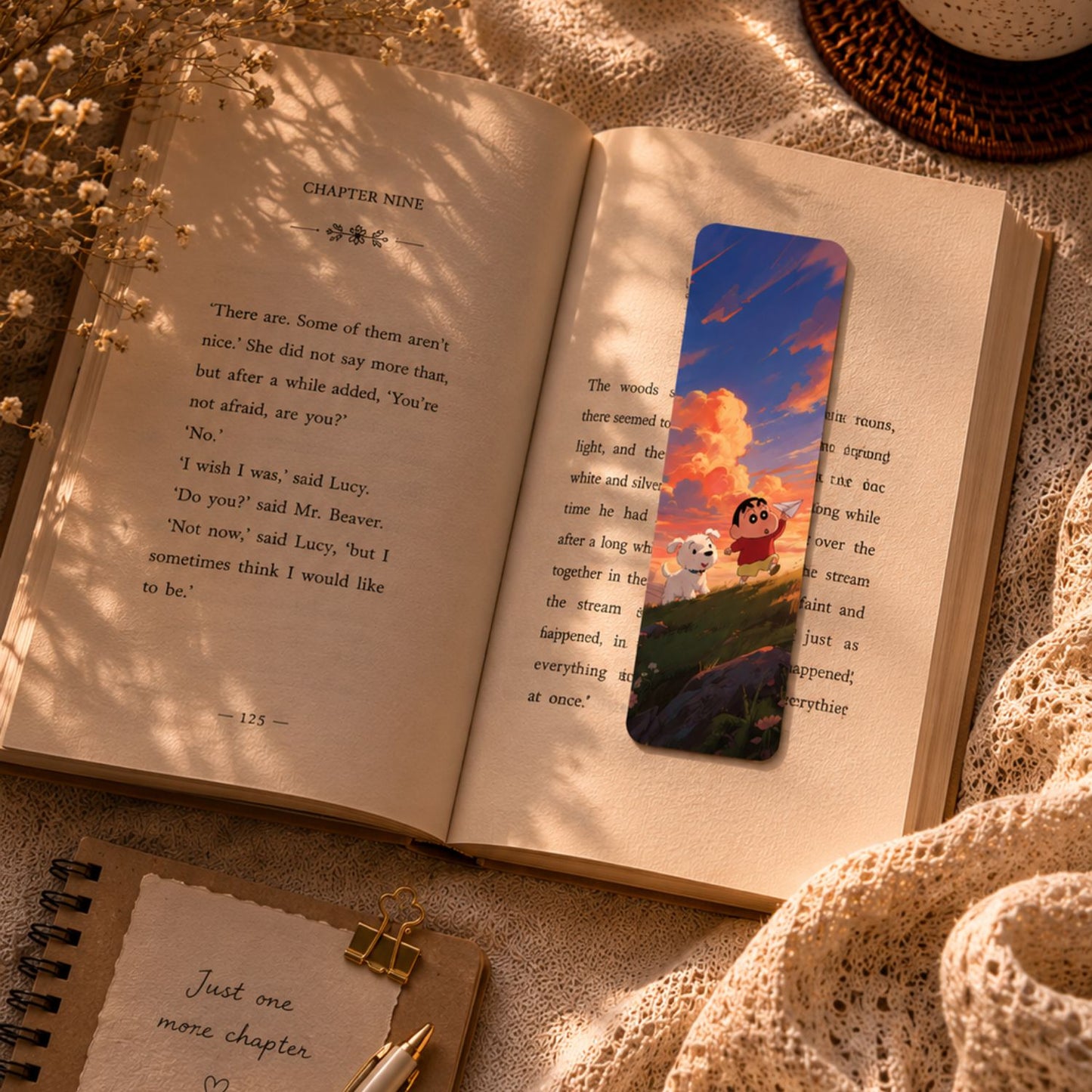 Childhood Cartoons Bookmarks – Set of 10 | Double-Sided with Reflection Journal Back
