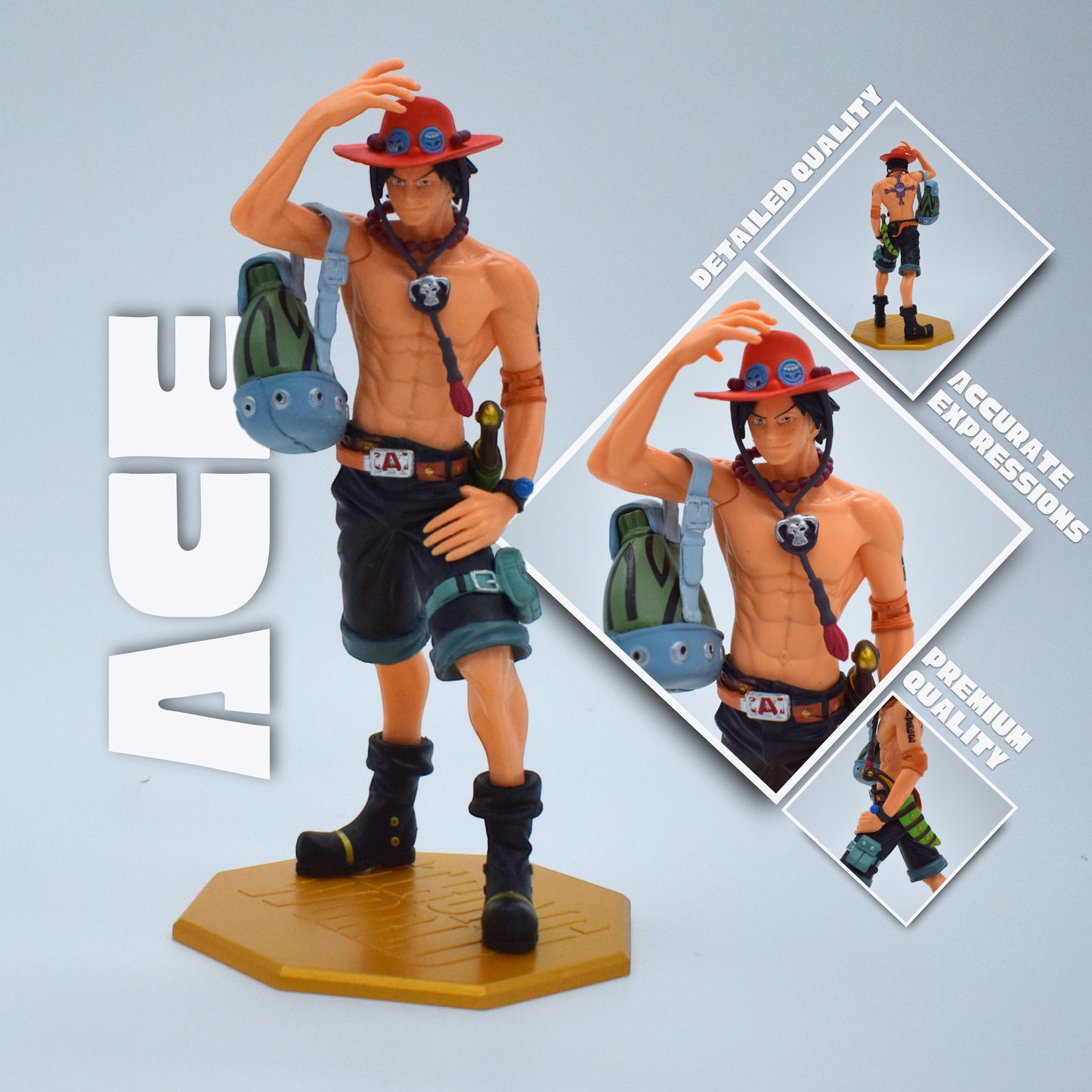 One Piece: Portgas D. Ace Pirate Commander Action Figure