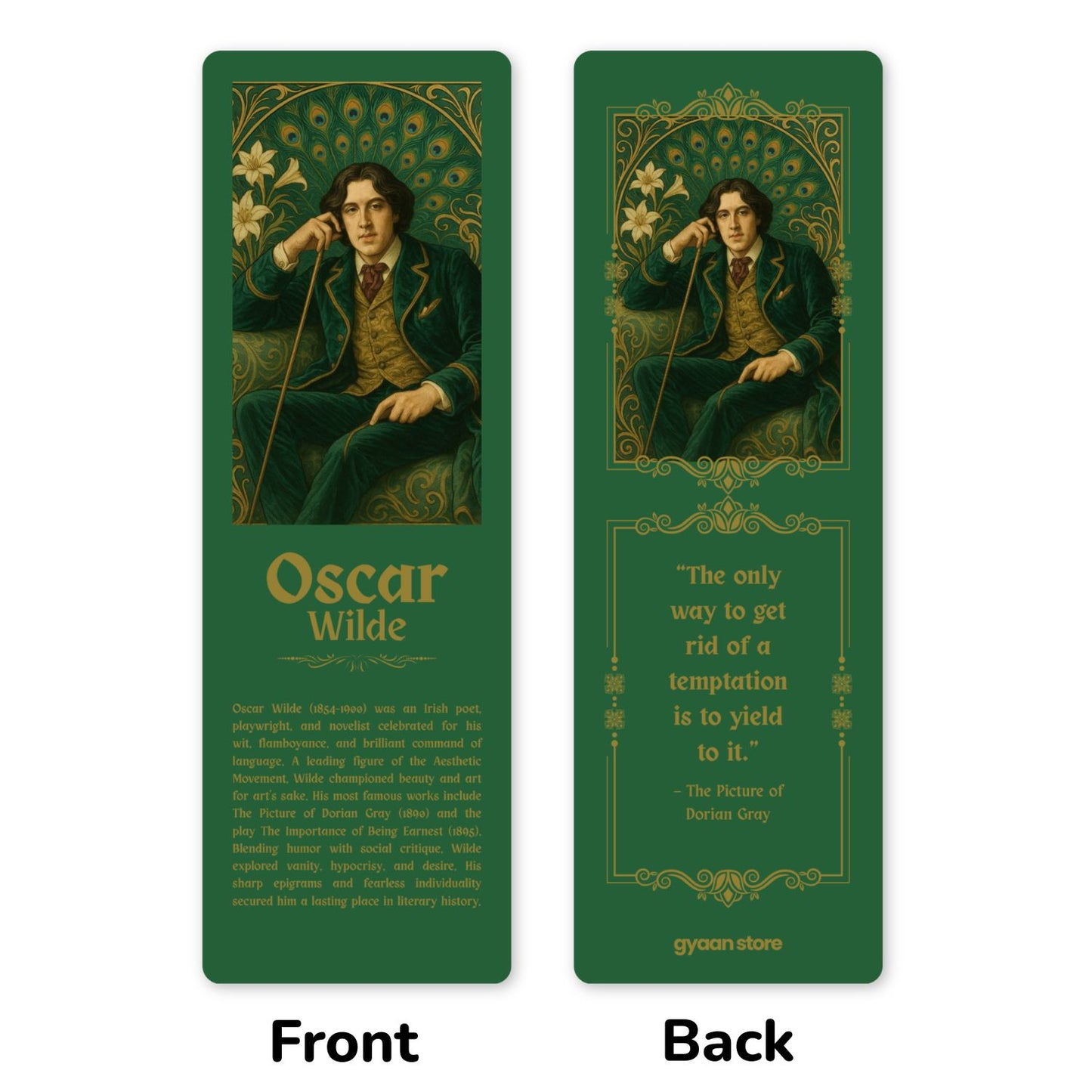 Legendary Authors Bookmarks – Set of 10 | Mini Bios & Famous Quotes