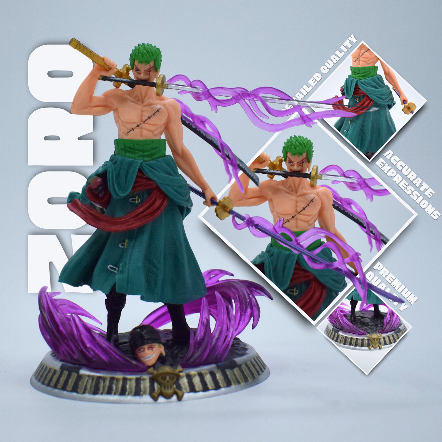 Roronoa Zoro Double Head Action Figure