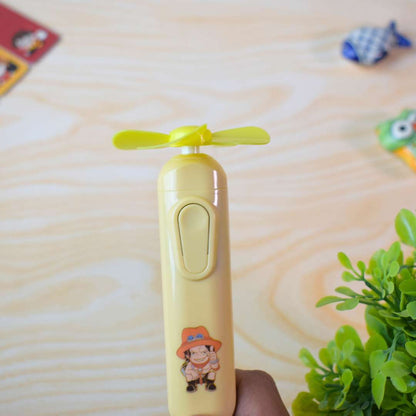 Anime Electric Eraser Set – One Piece Ace Theme with Refill & Fan