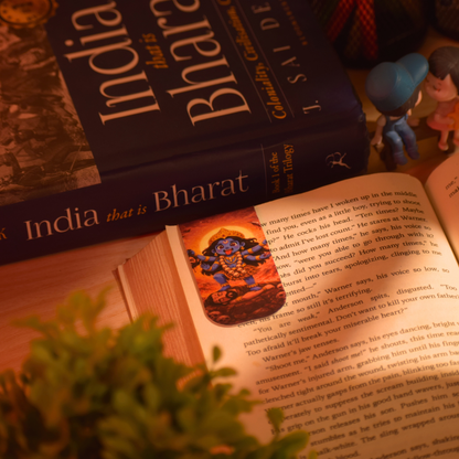 Trimurti & Tridevi Magnetic Bookmarks – Set of 6 | Vishnu, Brahma, Ram, Saraswati, Kali & Lakshmi