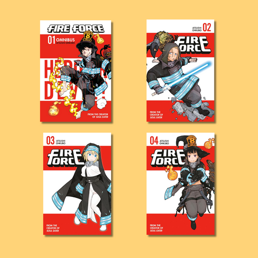 Fire Force Manga Box Set Vol 1-4 By Atsushi Ohkubo (Paperback)