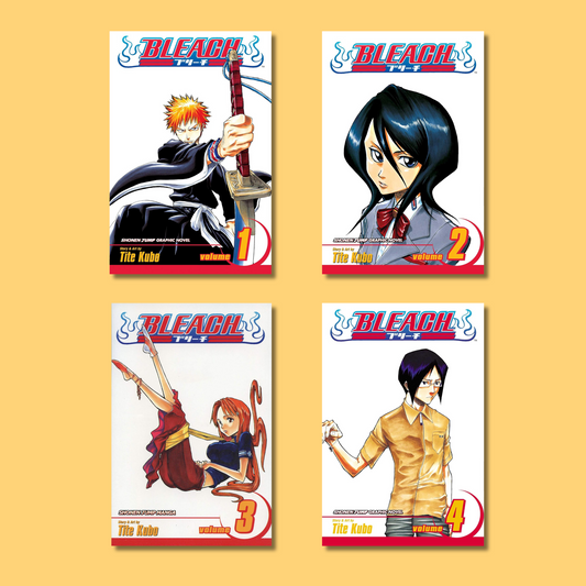 Bleach Manga Box Set Vol 1-4 By Tite Kubo (Paperback)