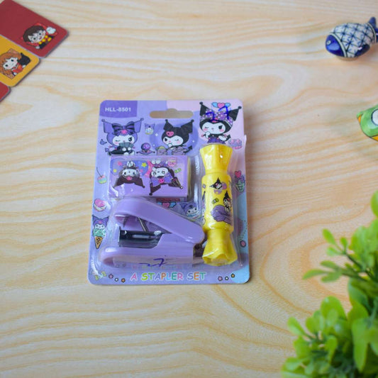 Mini stapler with staple pins set for students' art & craft