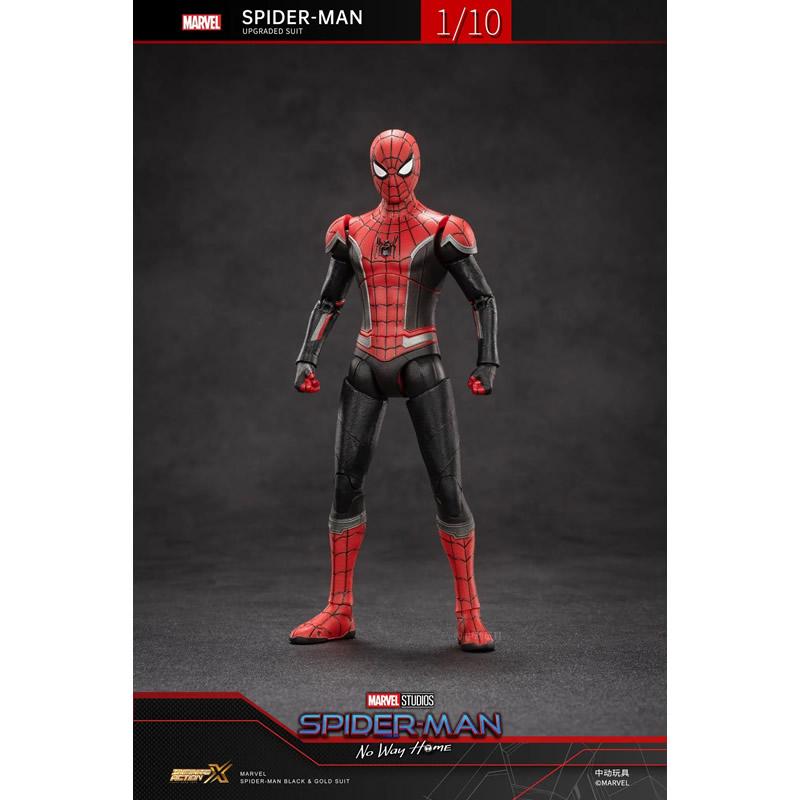 Spider-Man Upgraded Suit ZD Toys Action Figure – 1/10 Scale Marvel Collectible (No Way Home)