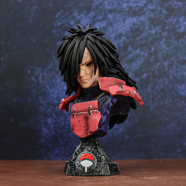 Madara Uchiha Head Action Figure With Stand (15 Cm Height) - Naruto