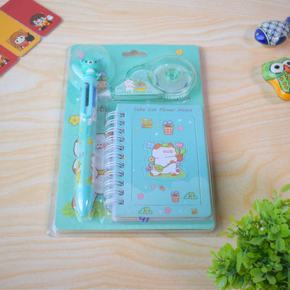 Stationery Gift Set – Notebook, Pen & Correction Tape
