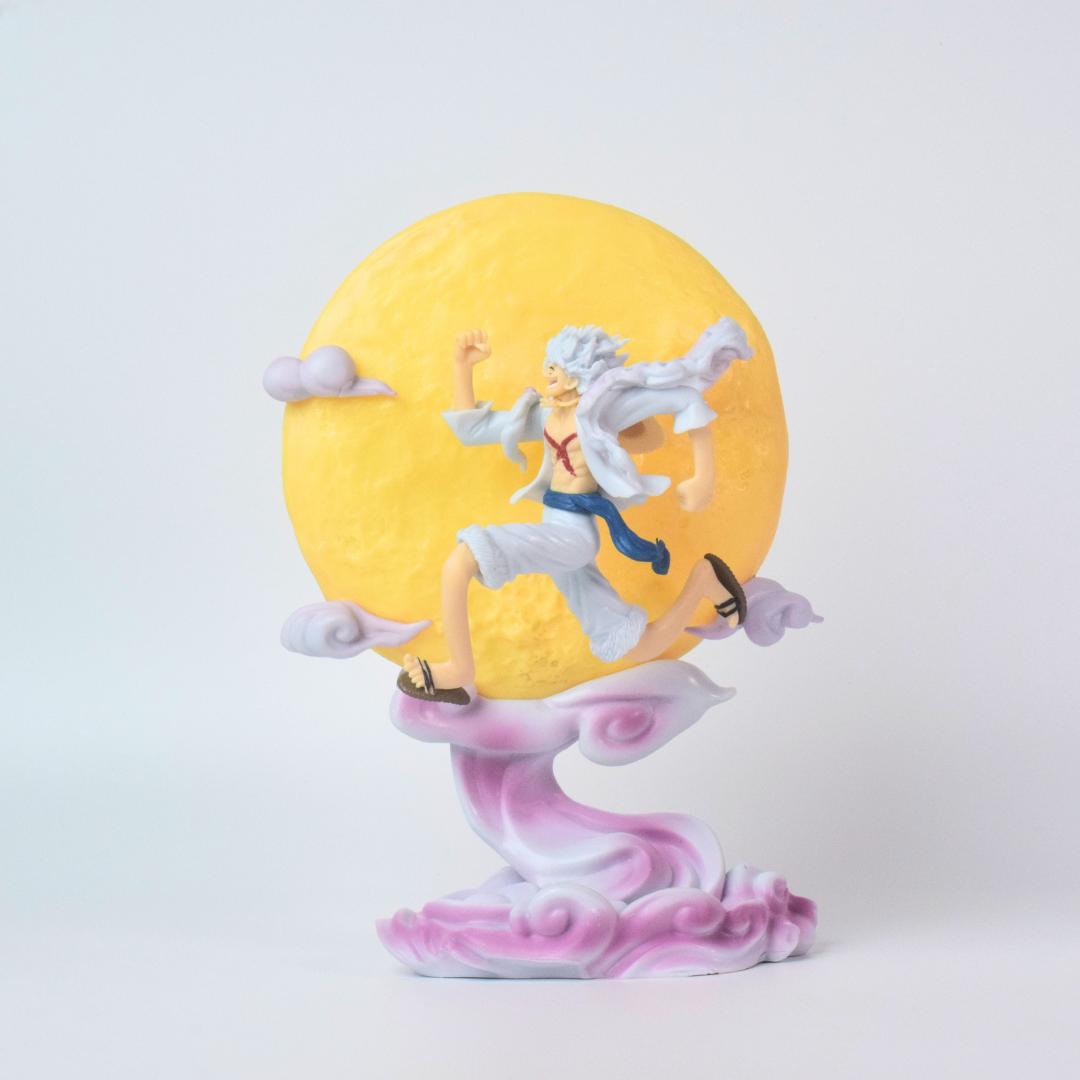Monkey D. Luffy Gear 5 Moonlight Edition – 3D LED Anime Statue