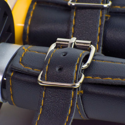 Katana Sword Holder Belt with Dual Holster (Black / White)